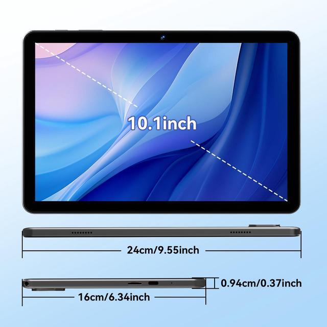 Leather Case For Headwolf WPAD6 Android 15 Tablet - 10 Inch Stand Cover With Hand Strap