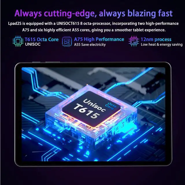 Alt view image 5 of 7 - Alphawolf Lpad2S Android 15 Tablet 10 inch,20GB (8+12GB Expanded) RAM 128GB ROM Octa-Core Processor, 5MP + 8MP Dual Camera, Widevine L1, 2.4G/5G WiFi,6000mAh Battery