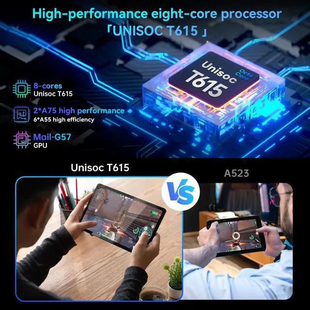 Alt view image 6 of 7 - Alphawolf Lpad3A Android 15 Tablet 11 inch, FHD 1920 * 1200 IPS Display, 20GB (8+12GB Expanded) RAM 128GB ROM Octa-Core Processor, 5MP + 13MP Dual HD Camera, Widevine L1, 2.4G/5G WiFi,8000mAh