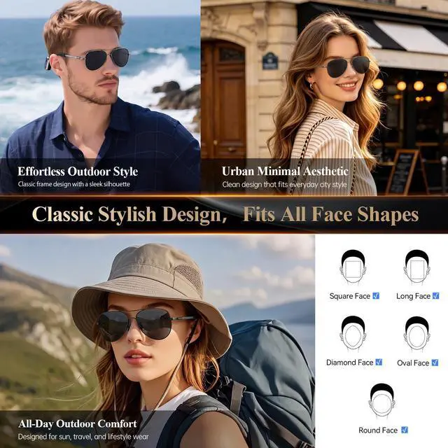 Alt view image 7 of 7 - Headwolf Hai02 AI Smart Glasses Pure Titanium Frames with Replaceable Temple Arms, Built-in ChatGPT 4.0, Real-Time Asking, Open-Ear Audio, Lightweight Design for Business and Daily Use