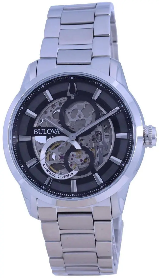 Alt view image 5 of 7 - Bulova 96A208 Sutton Men's Watch Silver 43mm Stainless Steel