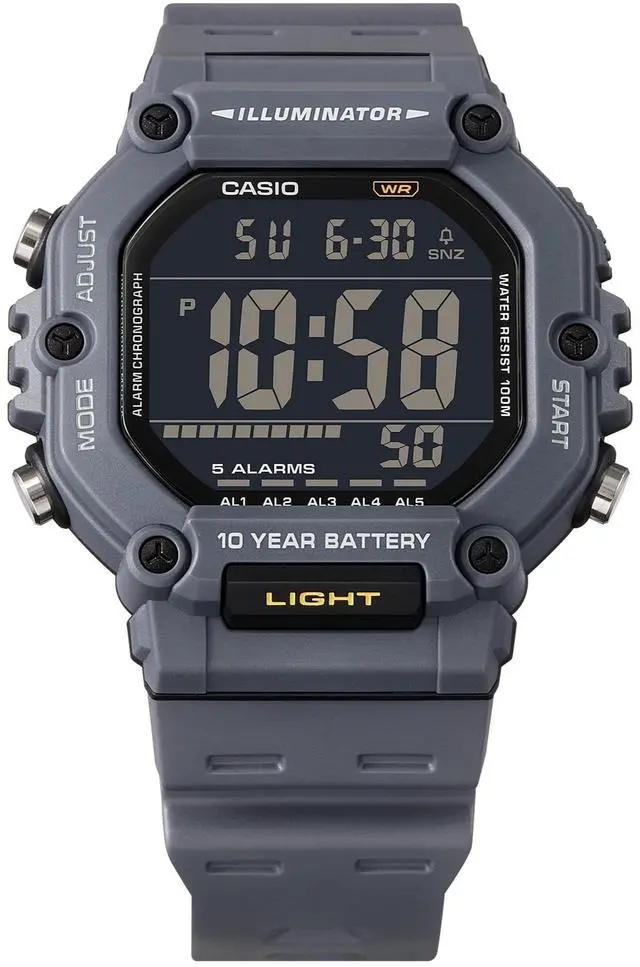 Main image of Casio Digital Resin Strap Quartz AE-1600H-8BV 100M Men's Watch