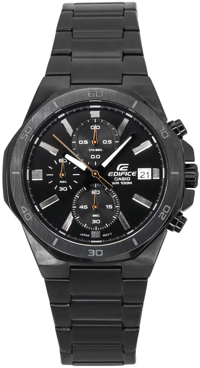 ヨ*ー様 EDIFICE CASIO ブラック BRAND-NEW Casio EDIFICE EFK-100XPB-1AJF Mechanical Men's