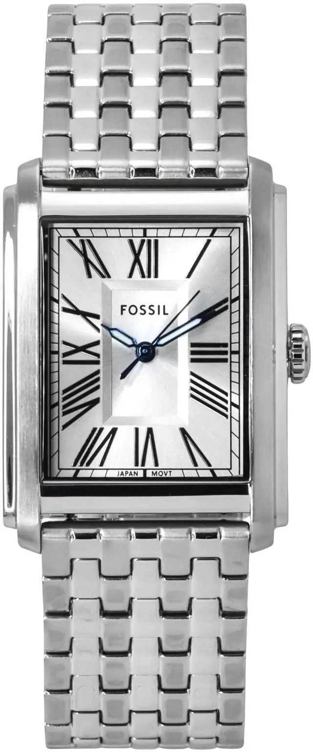 Main image of Fossil Carraway Stainless Steel Silver Dial Quartz FS6008 Men's Watch