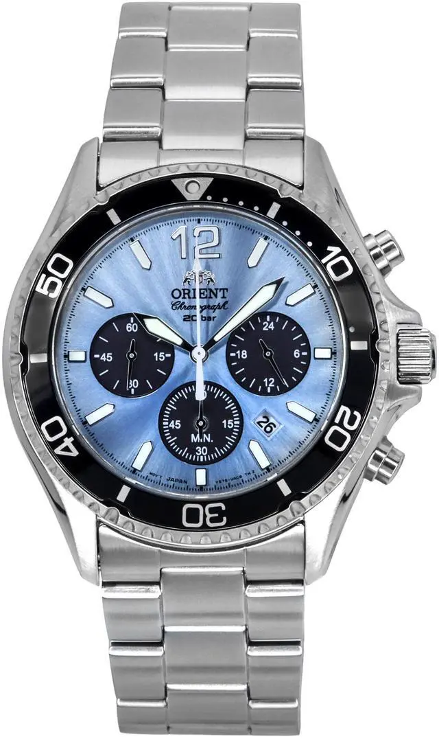 Main image of Orient Sports Sky Blue Dial Quartz Diver's 200M Men's Watch RA-TX0206L