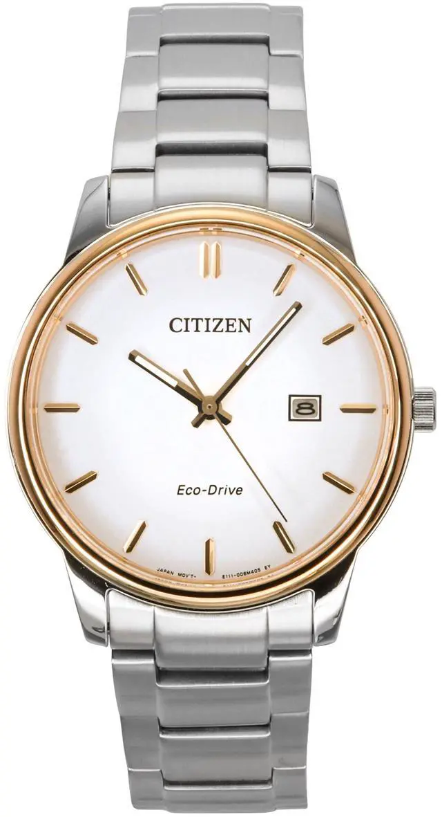 Main image of Citizen Eco-Drive Stainless Steel White Dial BM6979-74A Men's Watch