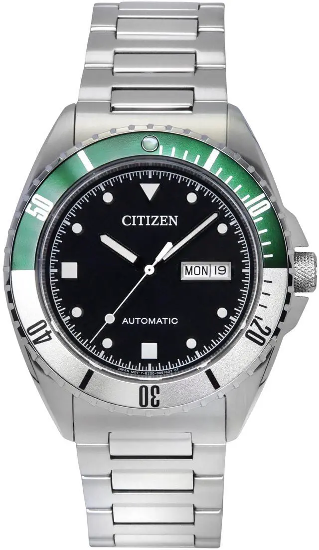 Main image of Citizen Sport Stainless Steel Black Dial Automatic NH7531-50E 100M Men's Watch