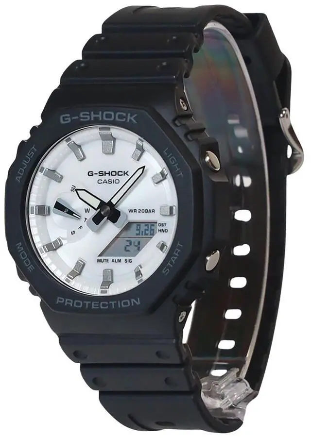 Main image of Casio G-Shock White Dial Sports Quartz 200M Men's Watch GA-2100WD-1A