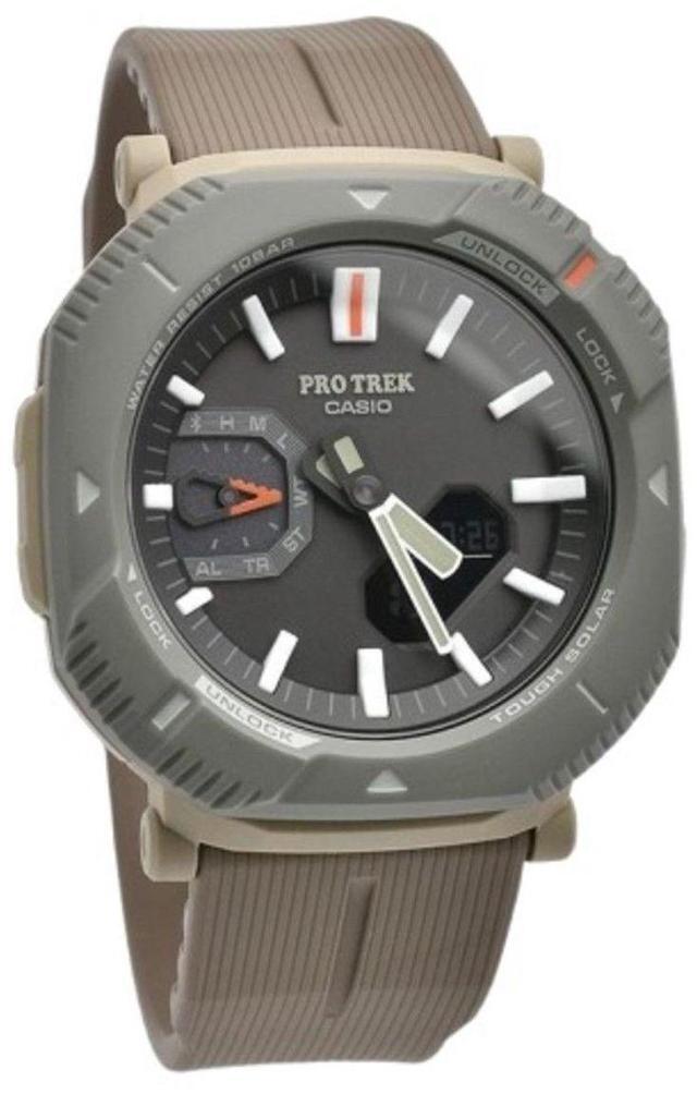 Main image of Casio Pro Trek Grey Dial Solar Sports 100M Unisex Watch PRJ-B001-5