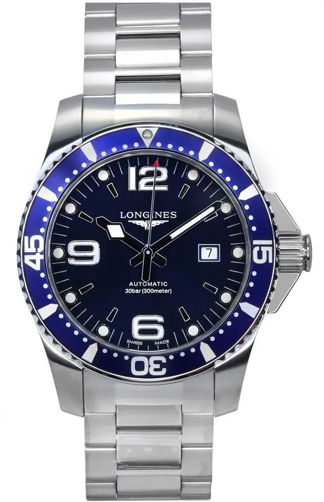 Main image of Longines Hydroconquest Blue Automatic Diver's 300M Men's Watch L3.781.4.96.6