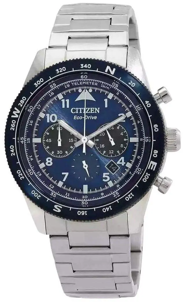 Alt view image 5 of 7 - Men's Citizen Eco-Drive Future Force Chronograph Watch CA4554-84L