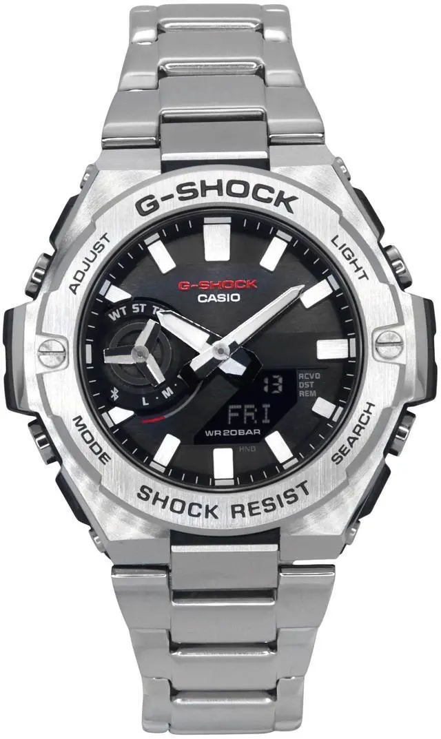 Main image of Casio G-Shock G-Steel Black Dial Sports Solar 200M Men's Watch GST-B500D-1A