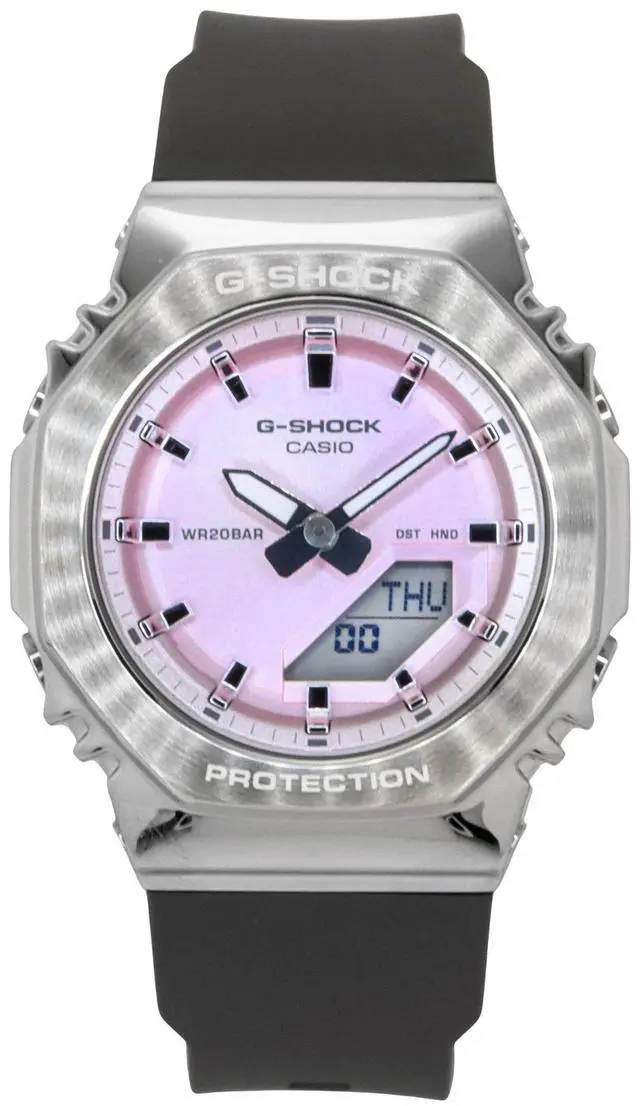 Main image of Casio G-Shock Analog Digital Pink Dial Sports Quartz Women's Watch GM-S2110-4A