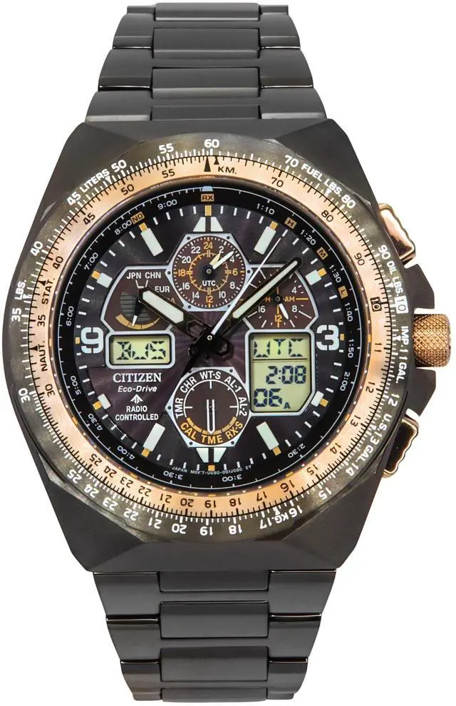 Main image of Citizen Promaster Black Dial Eco-Drive Sports 200M Men's Watch JY8146-54E