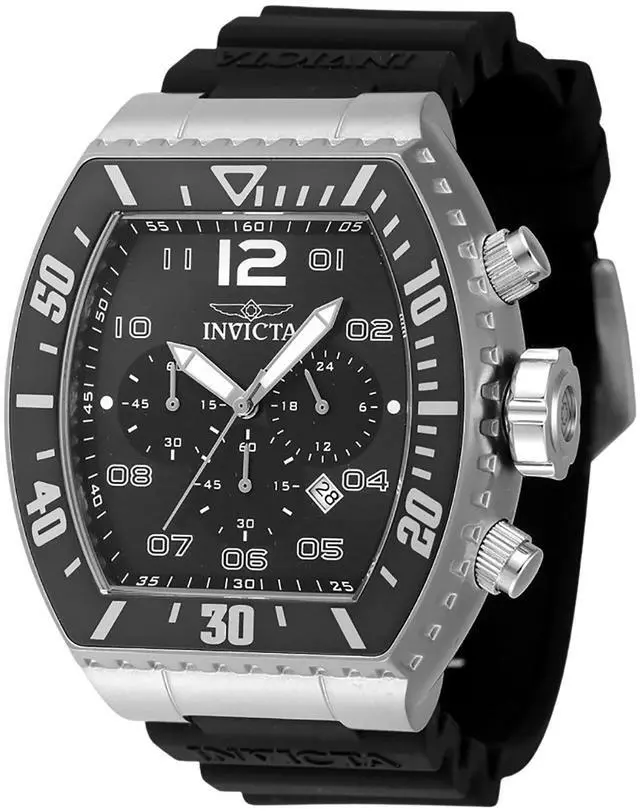 Main image of Invicta Pro Diver Black Dial Quartz Diver's 100M Men's Watch 47282