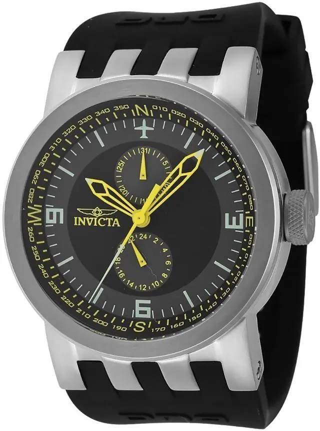 Main image of Invicta DNA Grey And Black Dial Quartz Casual 100M Men's Watch 44225
