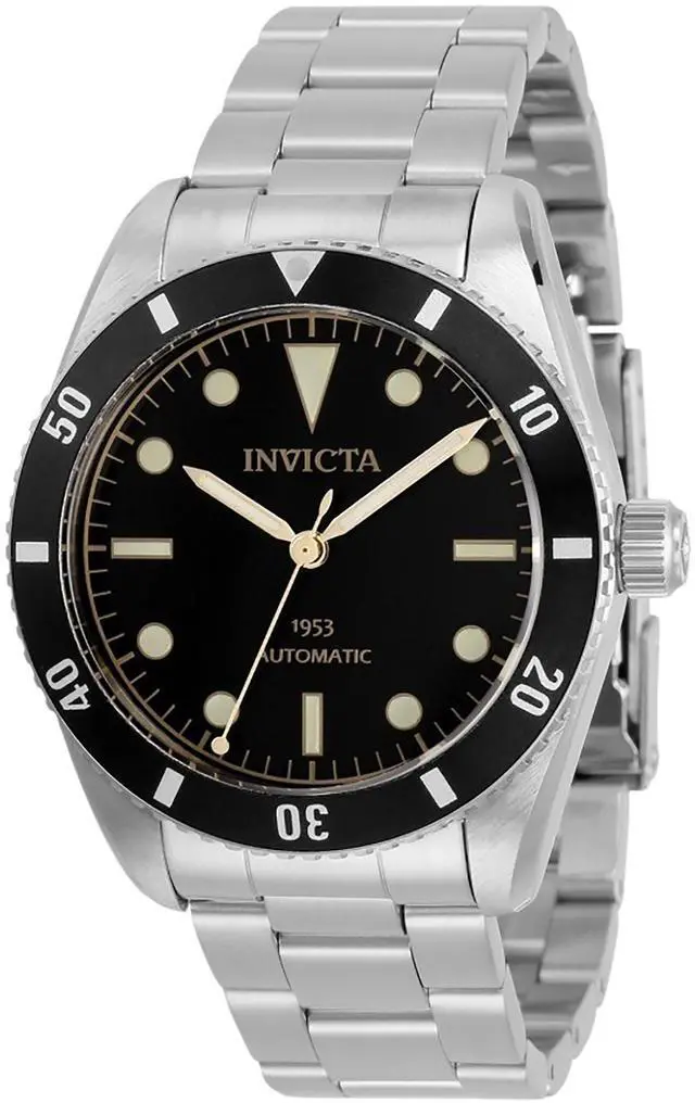 Alt view image 2 of 5 - invicta pro diver automatic black dial men's watch 31290