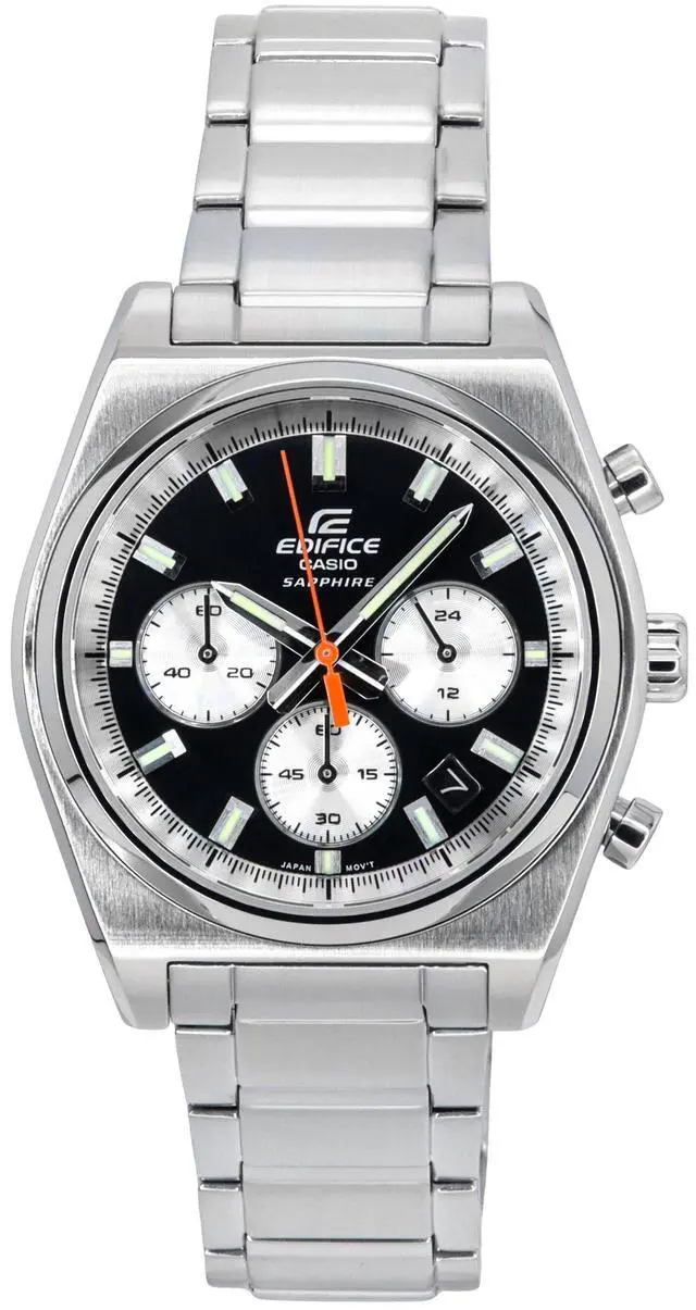 Main image of Casio Edifice Analog Chronograph Black Dial Quartz 100M Men's Watch EFB-730D-1AV