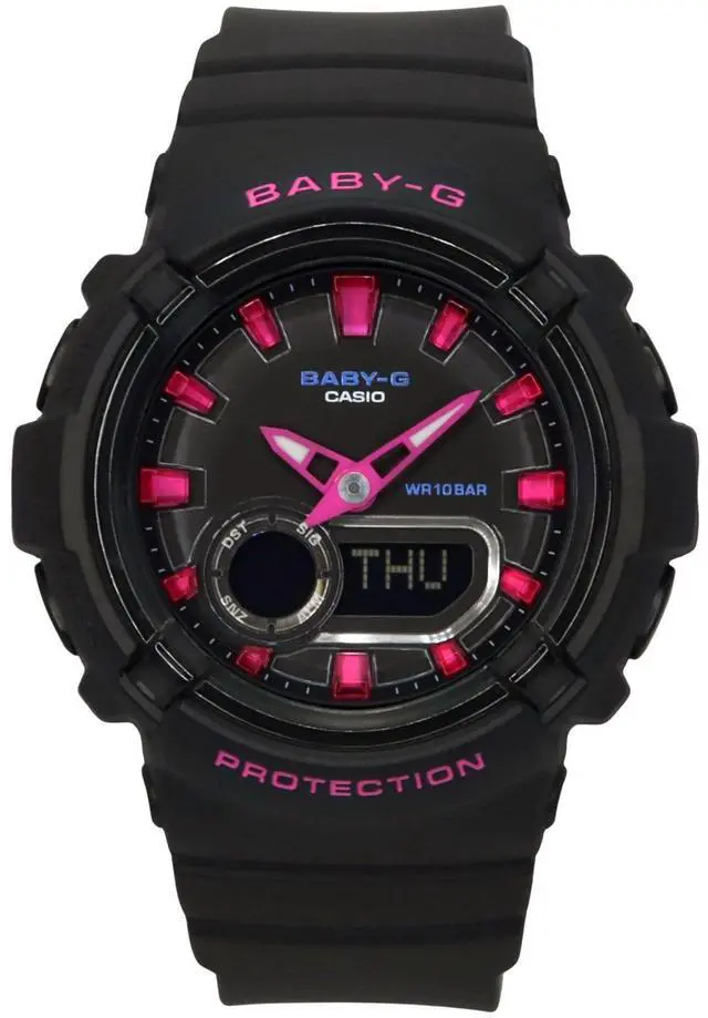 Main image of Casio Baby-G Black Dial Quartz Sports 100M Women's Watch BGA-280DN-1A