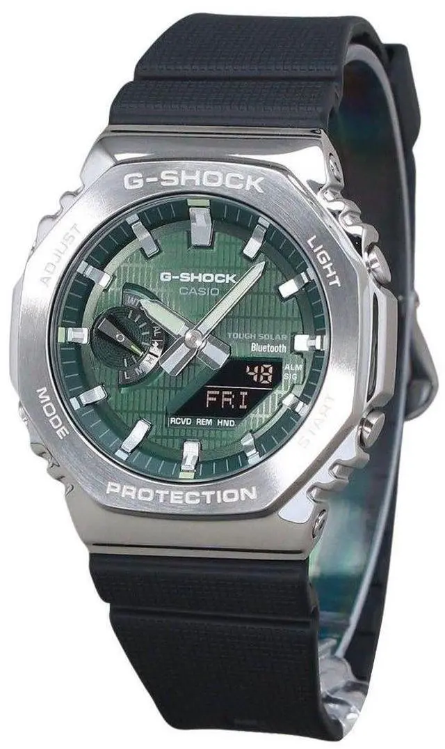 Main image of Casio G-Shock Green Dial Sports Tough Solar 200M Men's Watch GBM-2100A-1A3