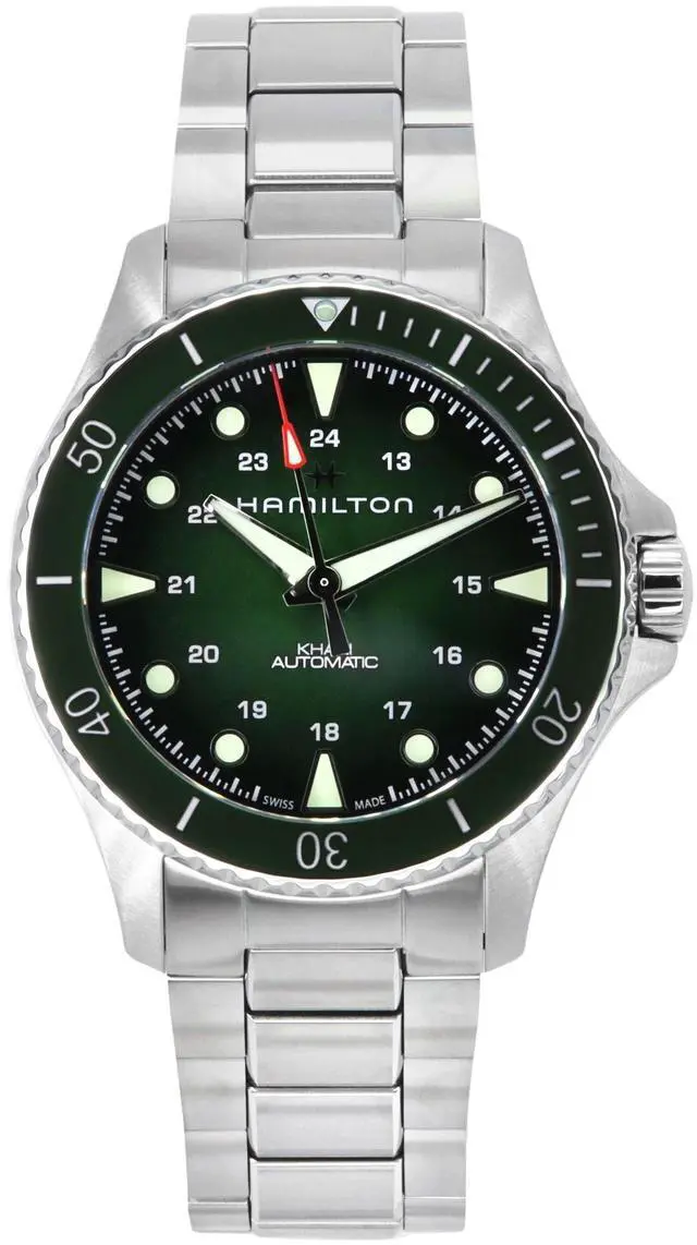 Main image of Hamilton Khaki Green Dial Automatic Diver's 300M Men's Watch H82525160