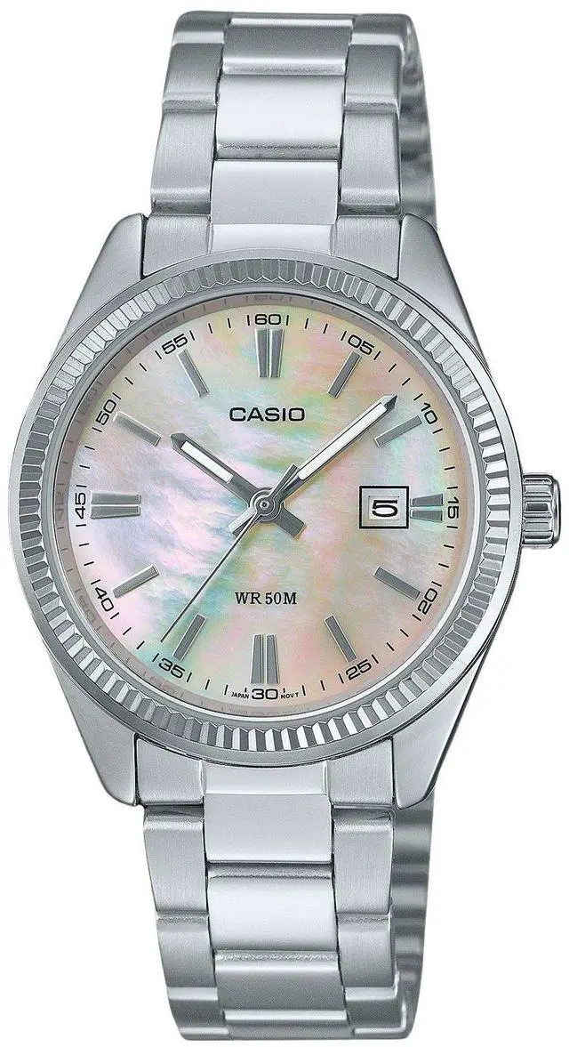Main image of Casio Standard Mother Of Pearl Dial Quartz Dress Women's Watch LTP-1302DS-4AV