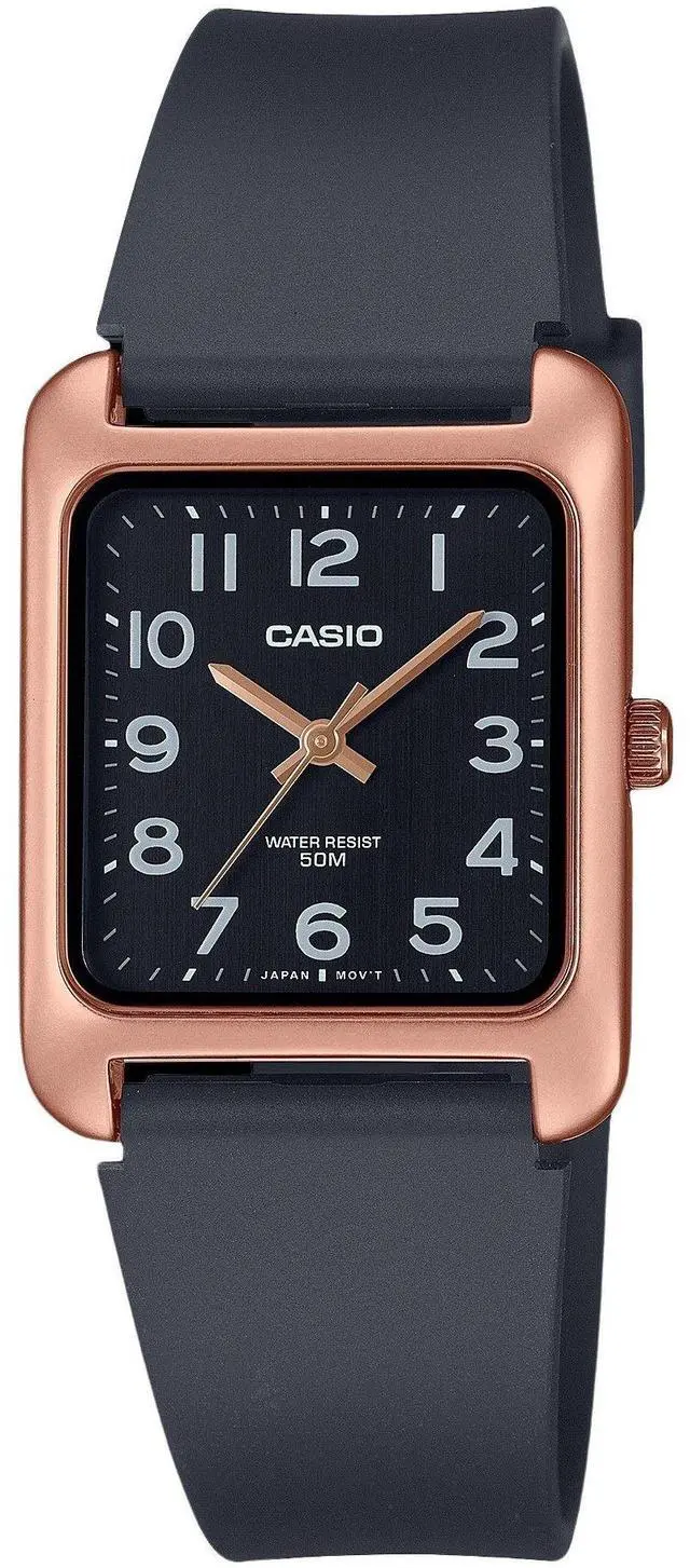 Main image of Casio Standard Analog Resin Strap Black Dial Quartz MTP-B175-5BV Men's Watch