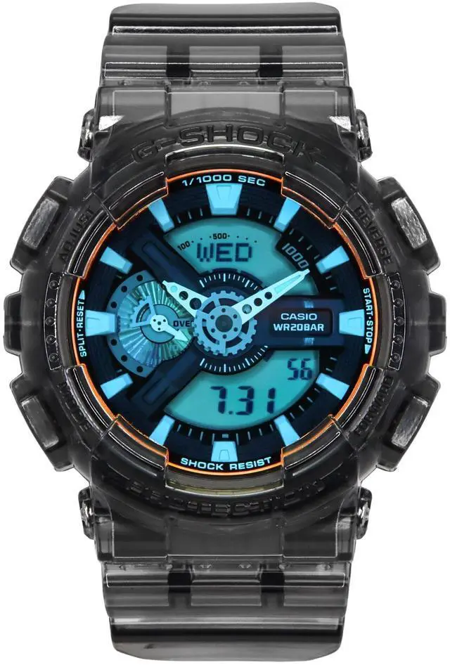 Main image of Casio G-Shock Multicolor Dial Sports Quartz 200M Men's Watch GA-110TLS-8A