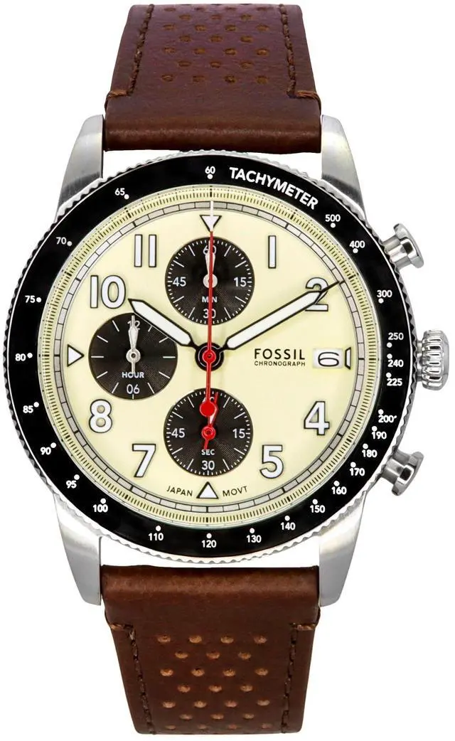 Main image of Fossil Sport Tourer Chronograph Cream Dial Quartz Men's Watch FS6042