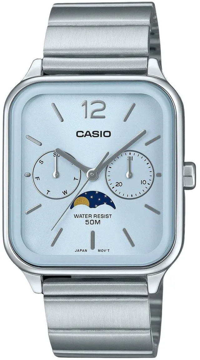 Main image of Casio Standard Analog Baby Blue Dial Casual Quartz Men's Watch MTP-M305D-2AV