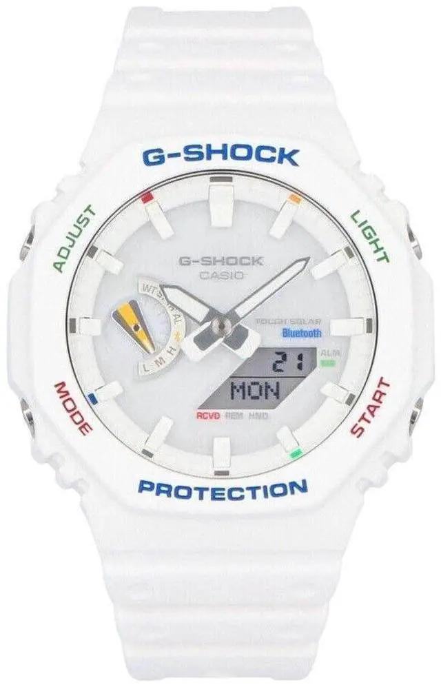 Main image of Casio G-Shock White Dial Tough Solar Sports 200M Men's Watch GA-B2100FC-7A