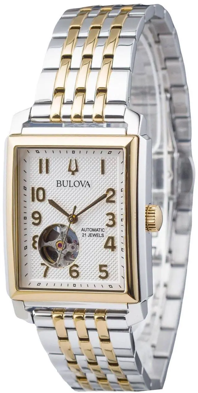 Main image of Bulova Sutton Silver Dial Automatic Casual Men's Watch 98A308