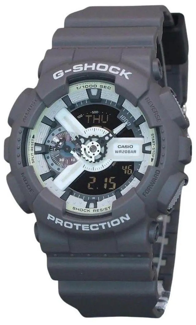 Main image of Casio G-Shock Grey Dial Quartz Sports 200M Men's Watch GA-110HD-8A