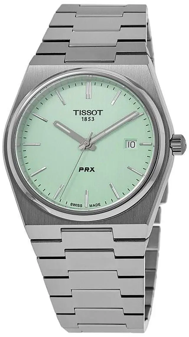 Main image of Tissot T-Classic Light Green Dial Casual Quartz Unisex Watch T137.410.11.091.01