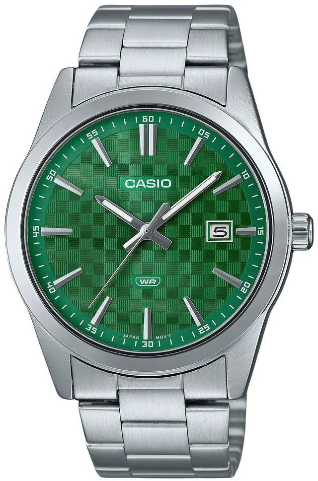 Main image of Casio Standard Green Dial Quartz Casual Men's Watch MTP-VD03D-3A1