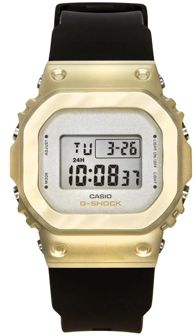 Main image of Casio G-Shock Digital Resin Strap Quartz GM-S5600BC-1 200M Women's Watch