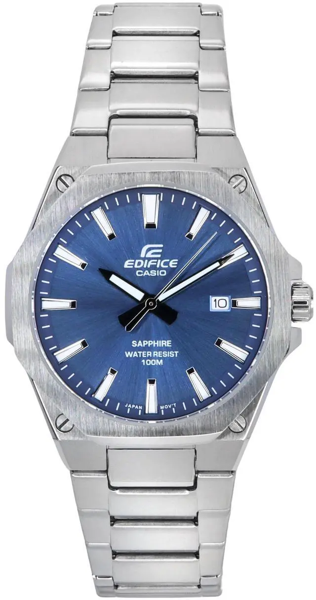 Main image of Casio Edifice Analog Blue Dial Sports Quartz 100M Men's Watch EFR-S108D-2A