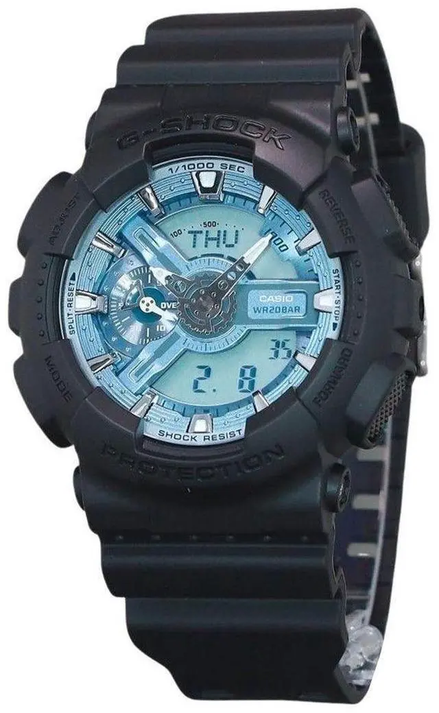 Main image of Casio G-Shock Ocean Blue Dial Quartz Sports 200M Men's Watch GA-110CD-1A2