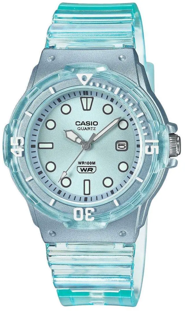 Main image of Casio POP Blue Dial Quartz Sports 100M Ladies Watch LRW-200HS-2EV