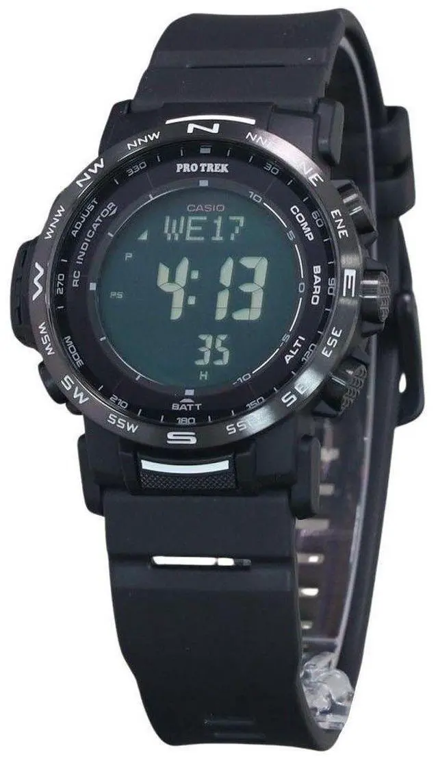 Main image of Casio Pro Trek Green Dial Tough Solar Sports 100M Men's Watch PRW-35Y-1B