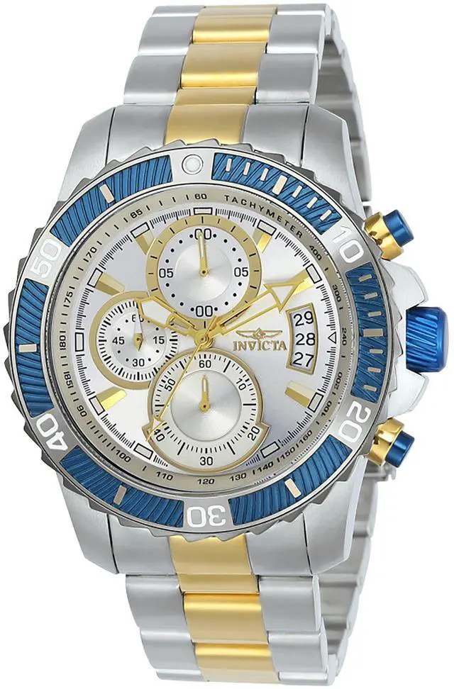Alt view image 5 of 7 - Invicta  Pro Diver 23994  Stainless Steel Chronograph  Watch