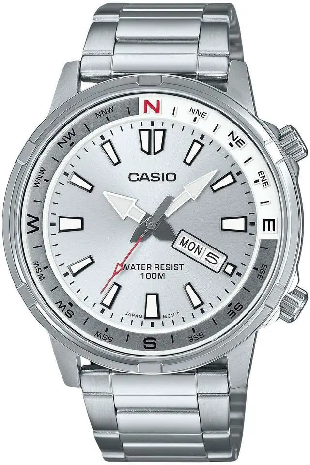 Main image of Casio Standard Analog Silver Dial Casual Quartz 100M Men's Watch MTD-130D-7AV