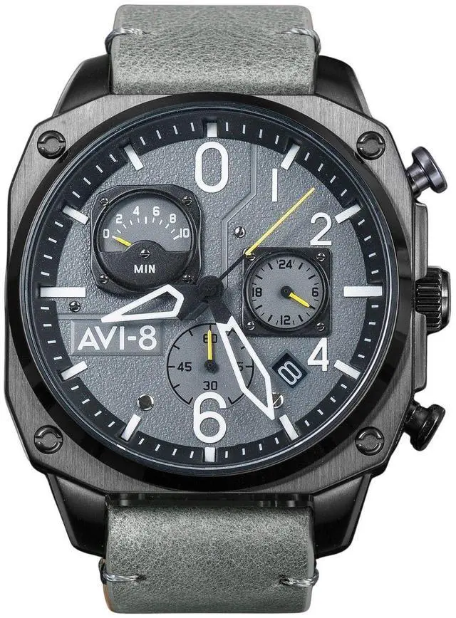 Main image of AVI-8 Hawker Hunter Chronograph Sea Grey Dial Quartz Men's Watch AV-4052-03