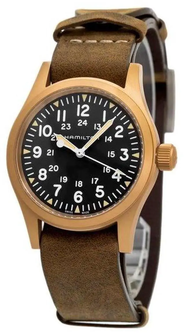 Main image of Hamilton Khaki Mechanical Black Dial Casual Men's Watch H69459530