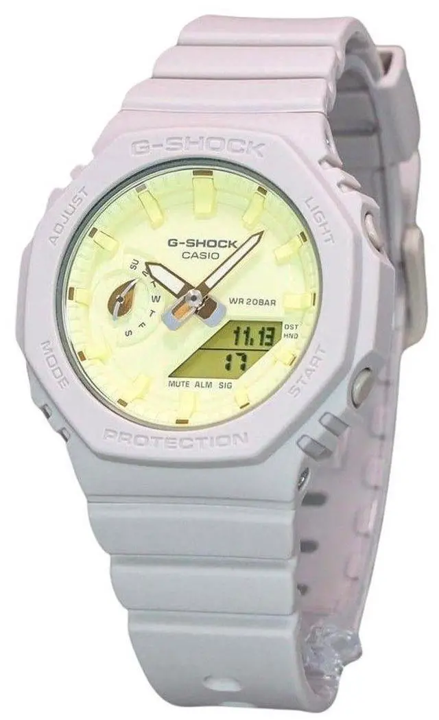 Main image of Casio G-Shock Yellow Dial Sports Quartz 200M Women's Watch GMA-S2100NC-4A