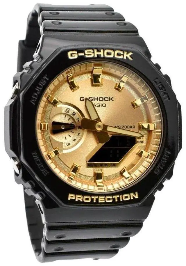 Main image of Casio G-Shock Resin Strap Sports Quartz 200M Men's Watch GA-2100GB-1A
