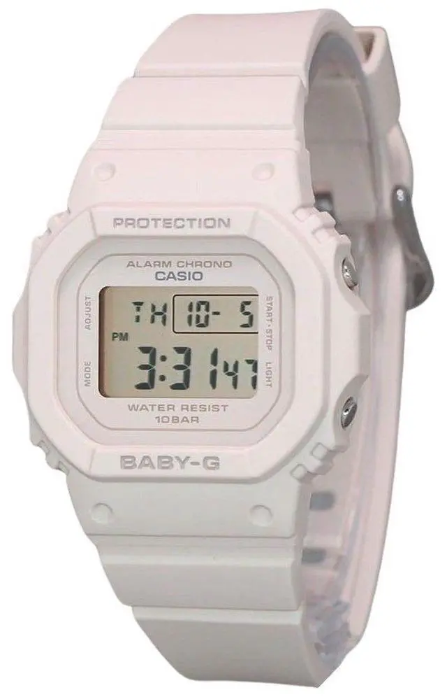 Main image of Casio Baby-G Digital Beige Pink Resin Strap Quartz BGD-565U-4 100M Women's Watch