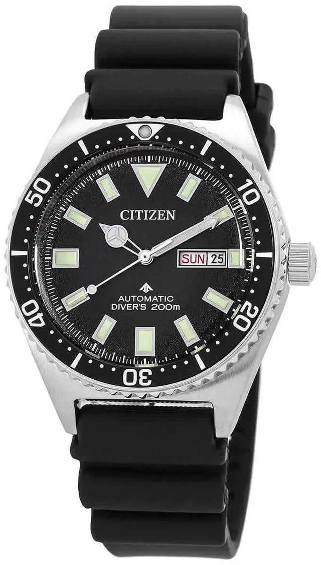 Main image of Citizen Promaster Black Dial Automatic Diver's 200M Men's Watch NY0120-01E