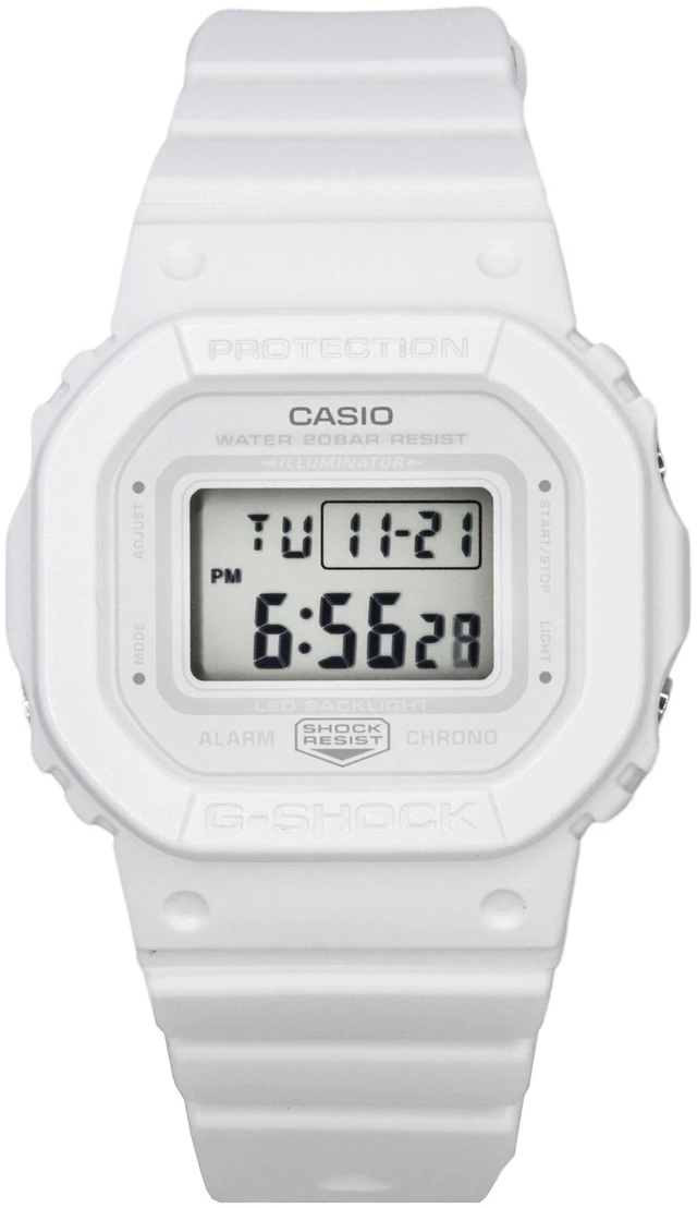 Main image of Casio G-Shock Digital White Dial Sports Quartz 200M Women's Watch GMD-S5600BA-7