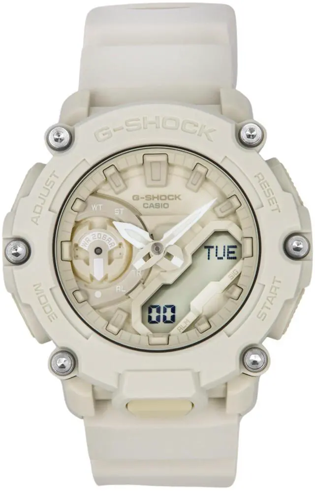 Main image of Casio G-Shock Beige Dial Sports Quartz 200M Men's Watch GA-2200NC-7A